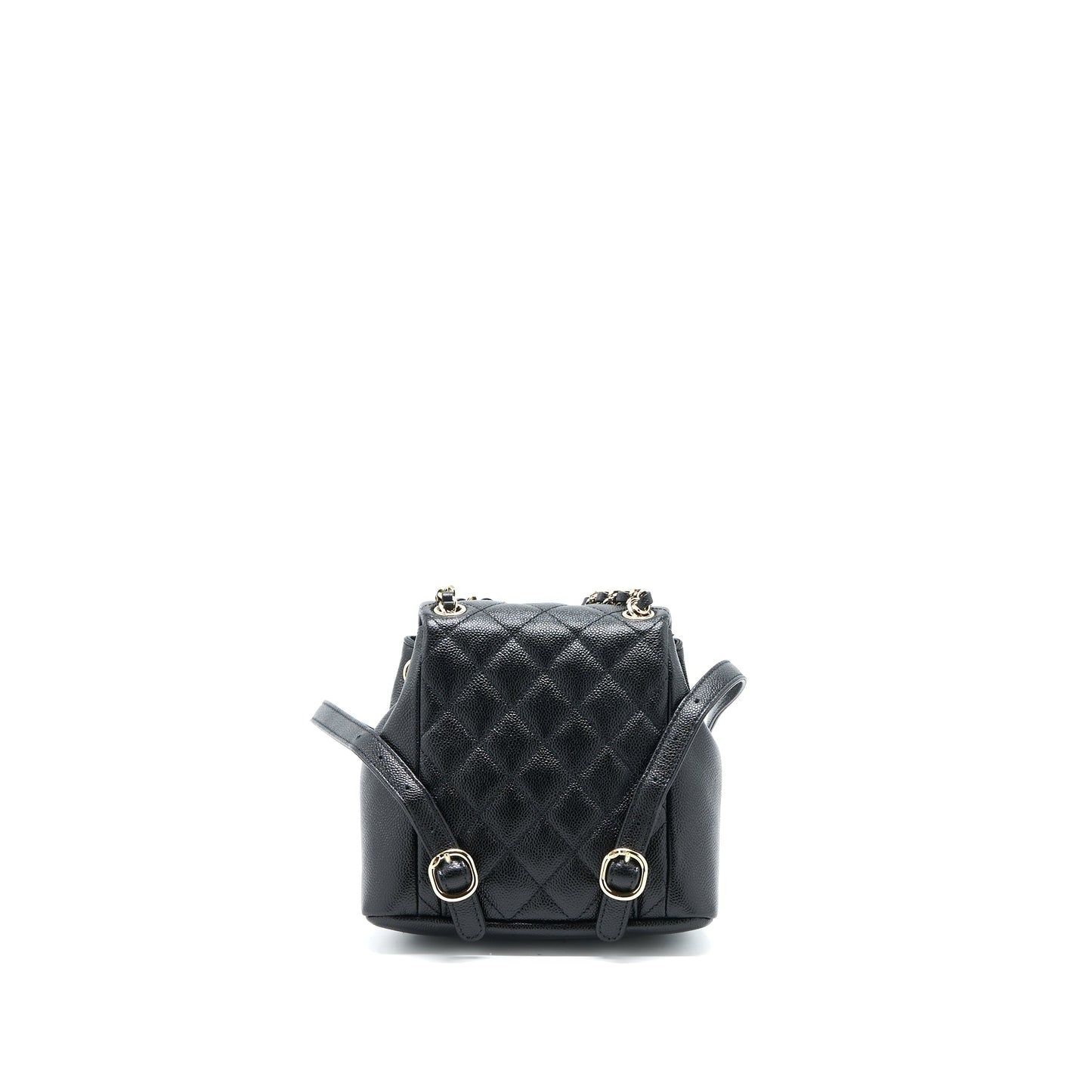 Chanel 23p Mini Triple Pack Backpack Caviar Black LGHW (Microchip)