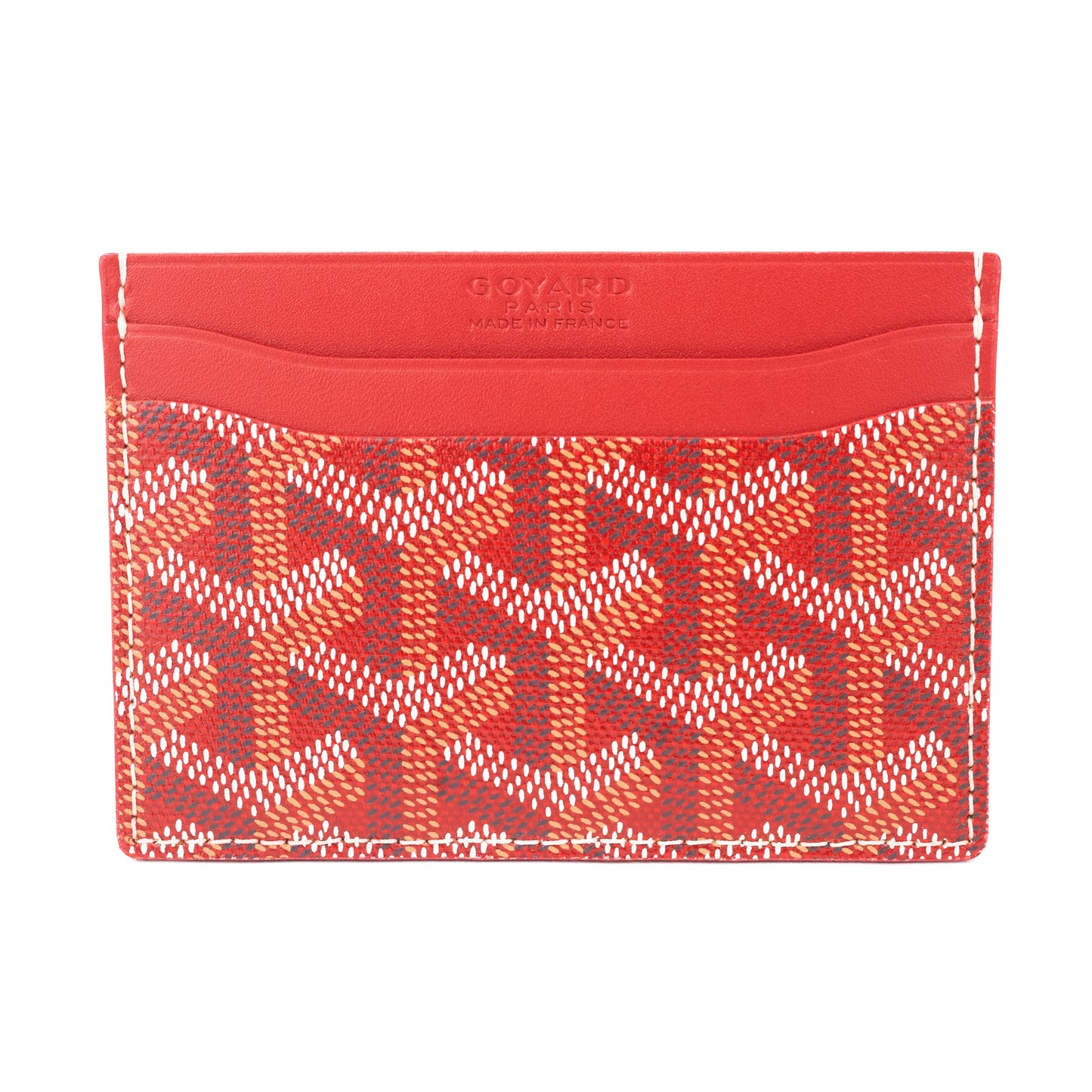 Goyard Card Case Red