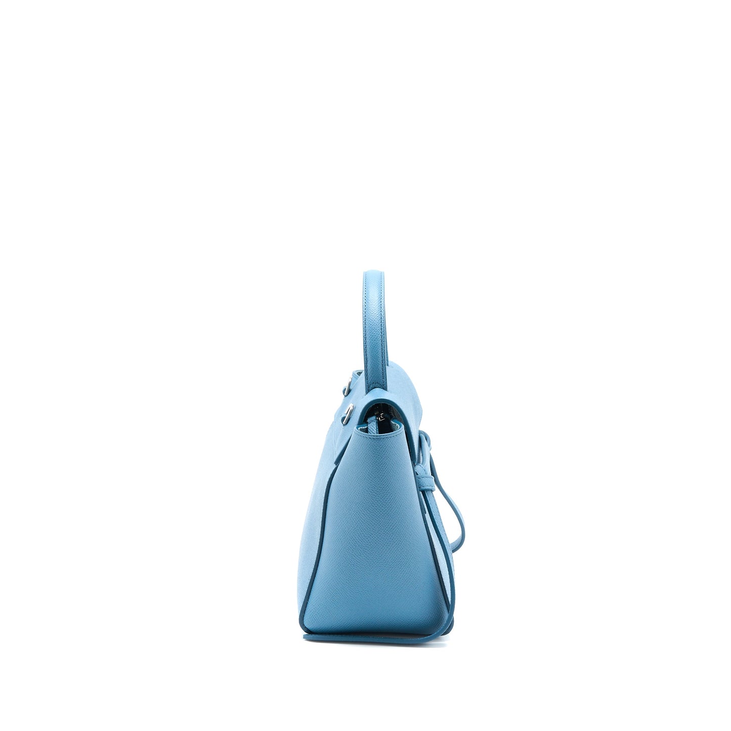 Celine Nano Belt Purse Grained Calfskin Blue