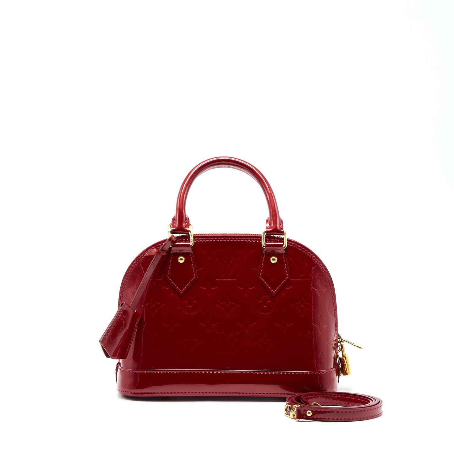 Louis Vuitton Alma Patent Red