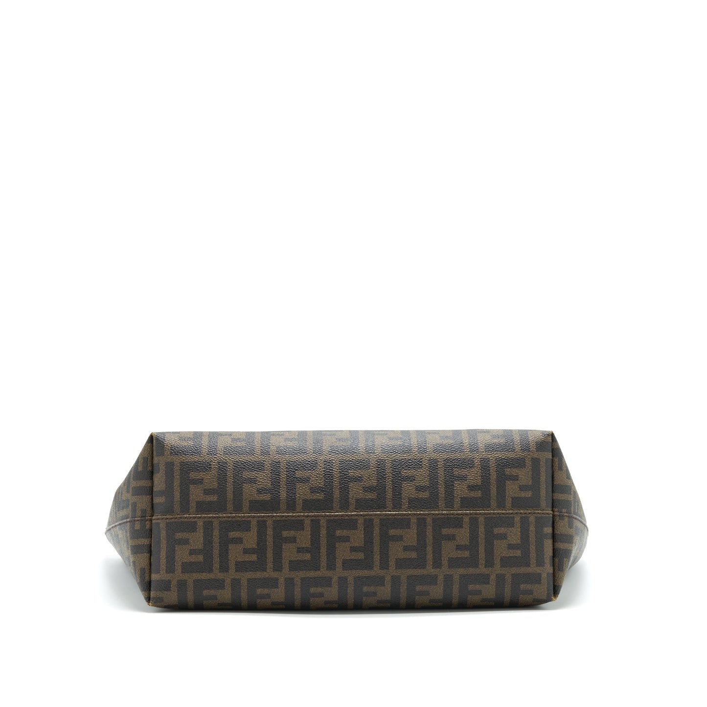 Fendi Monogram Leather Shopper Tote Bag