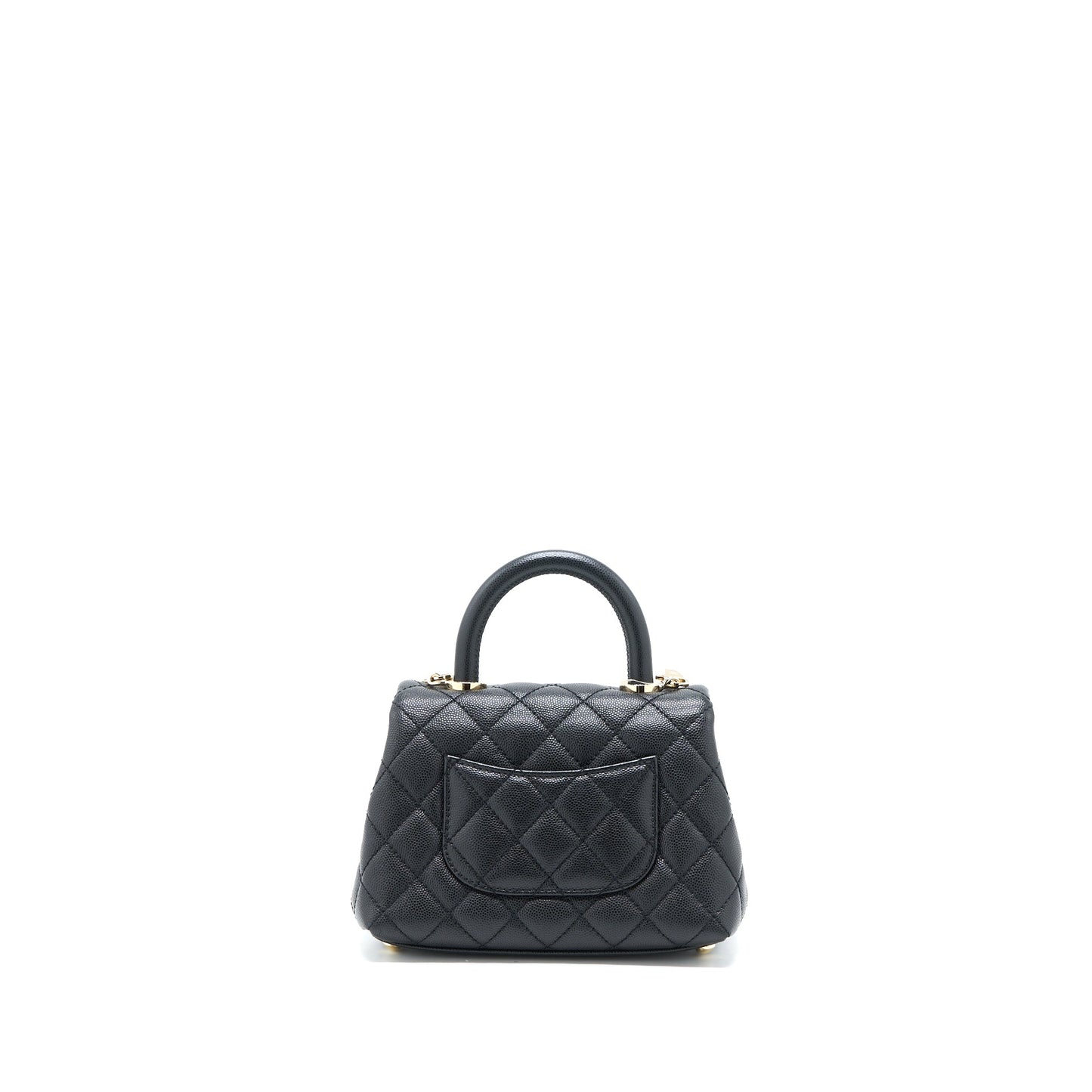 Chanel Mini Coco Handle Caviar Black LGHW