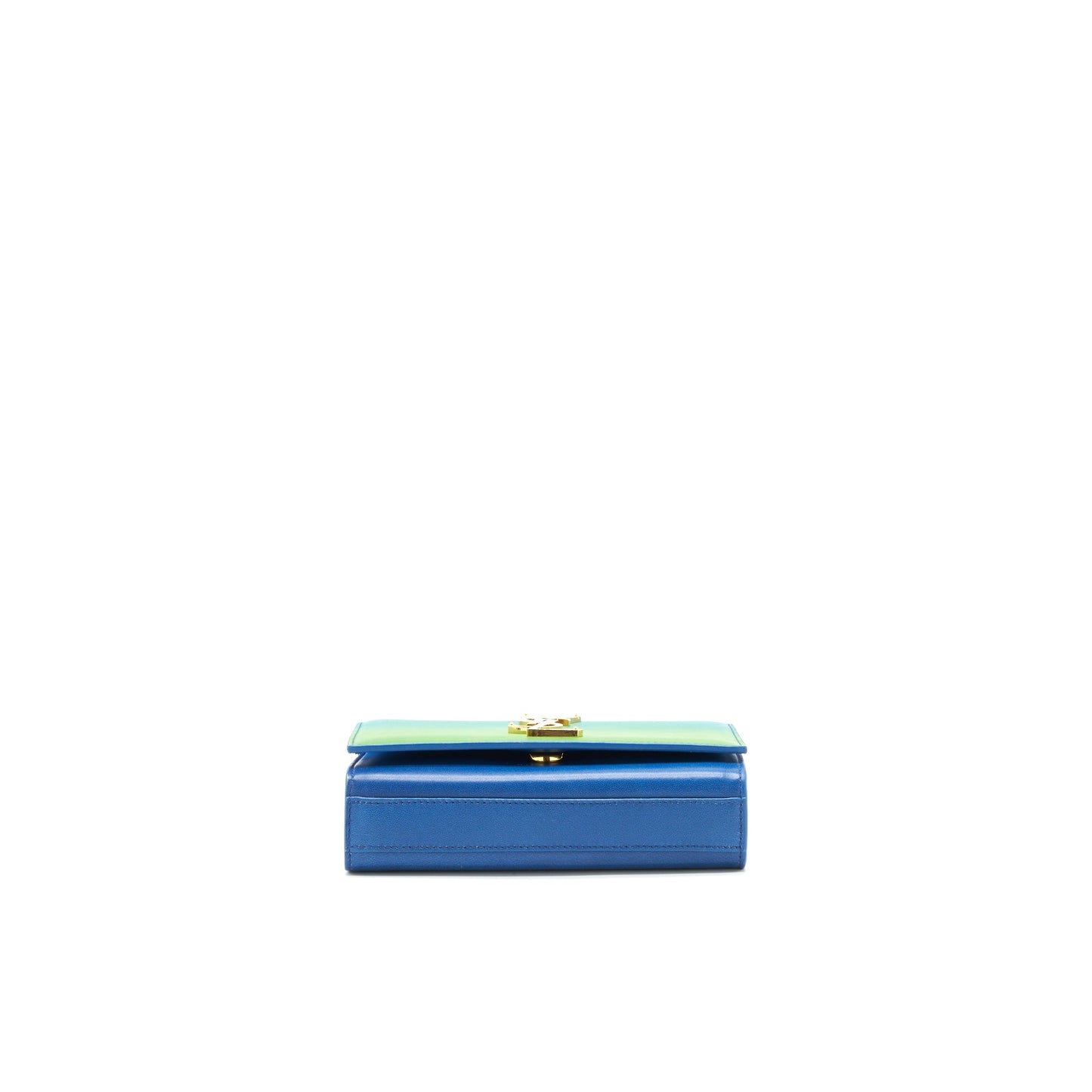 Saint Laurent Mini kate chain Purse (17cm) blue/ green