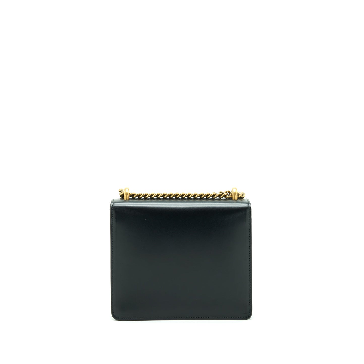 Gucci Flap Purse Box Calfskin Black