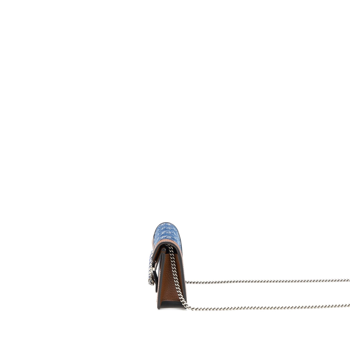 Gucci Super Mini Dionysus Supreme Denim/ Leather Multicolour Hardware