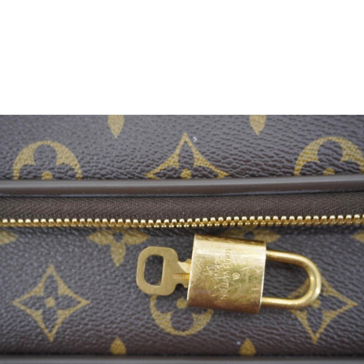 LOUIS VUITTON Pegase 55 Monogram Canvas Luggage Suitcase Travel Bag Brown