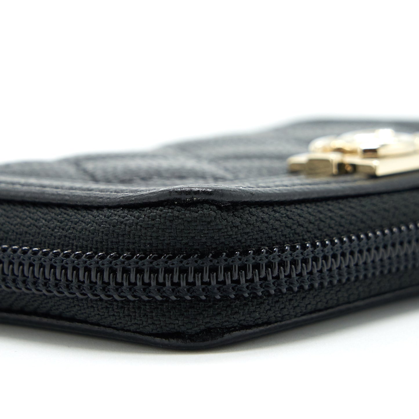 Chanel Classic Boy Zip Cardholder Caviar Black LGHW
