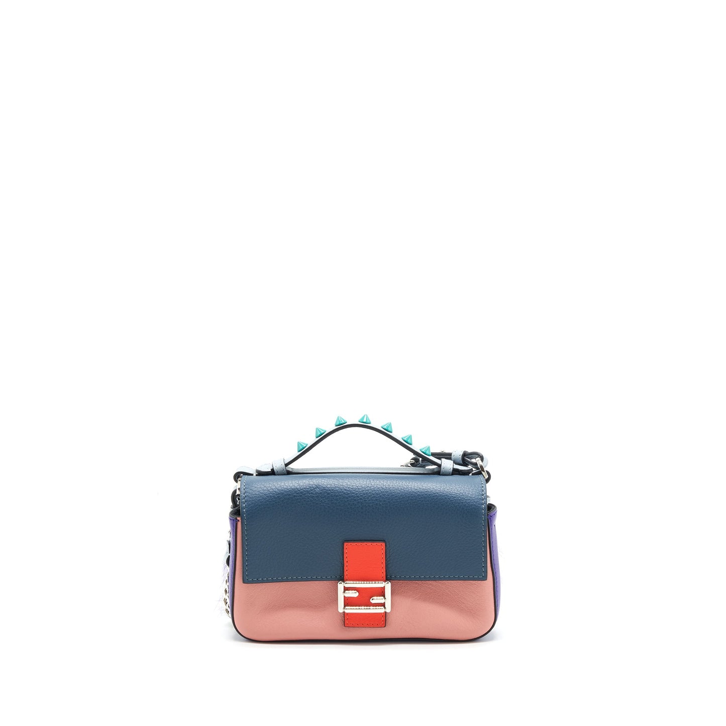 Fendi Micro Baguette Monster Double sided Purse Multi colour