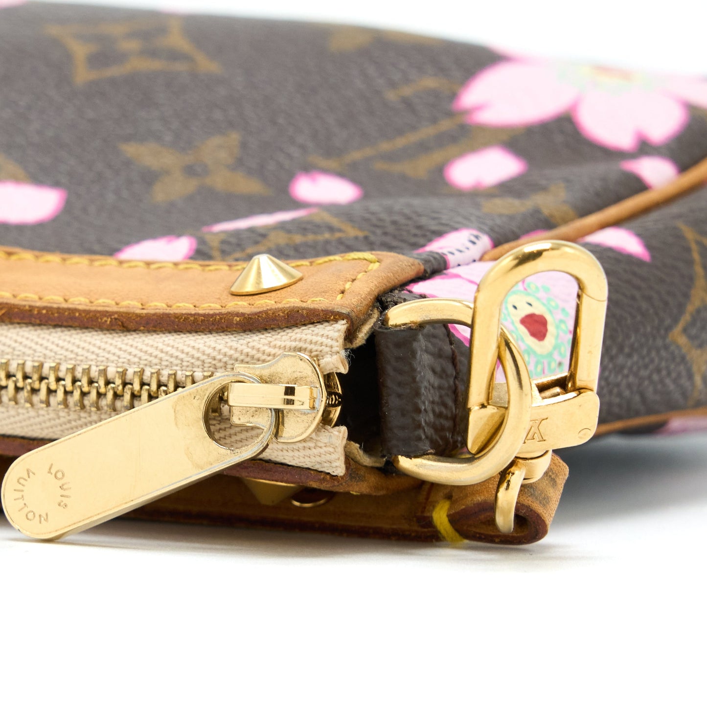 Louis Vuitton Vintage Cherry Blossom Pochette Monogram Canvas