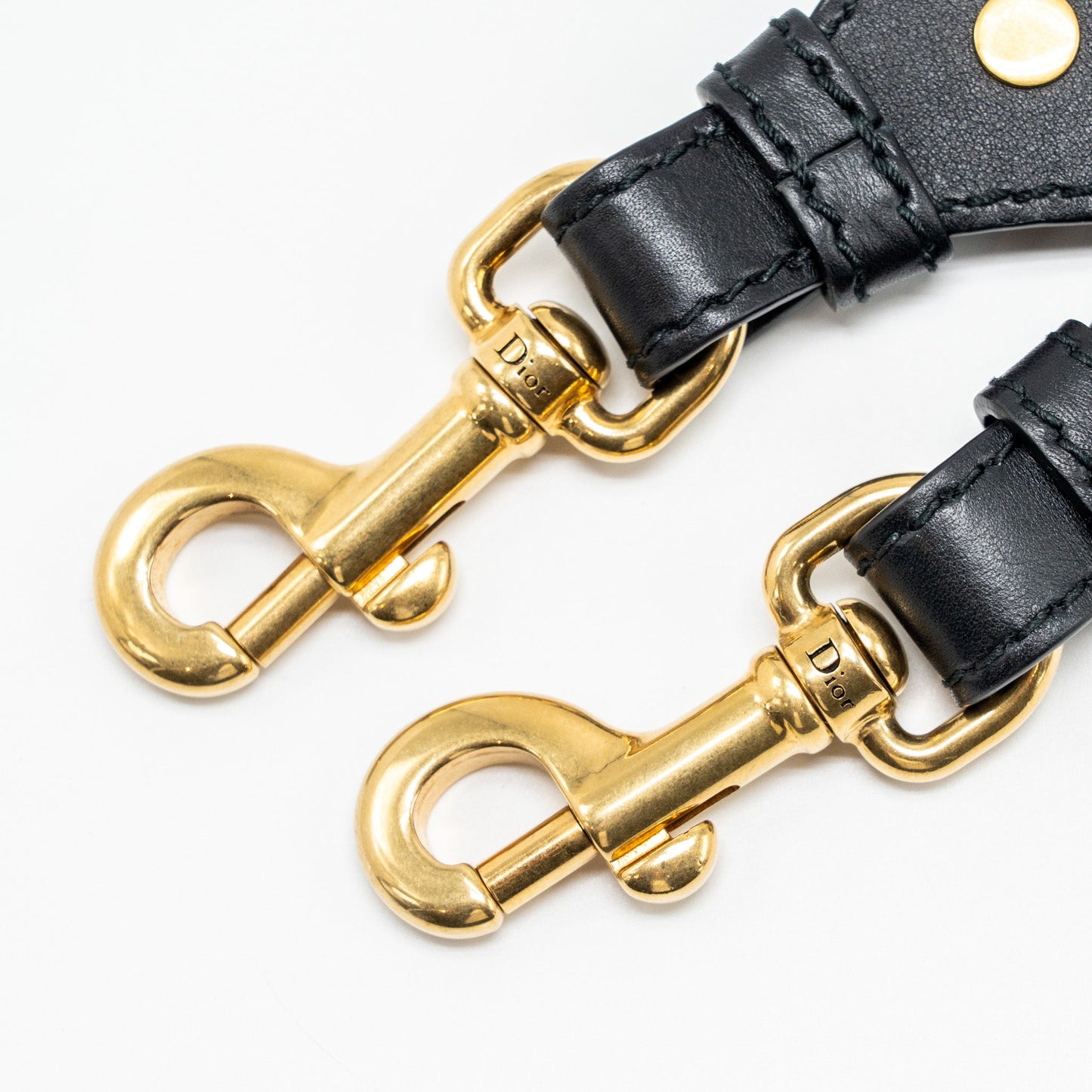 Dior Shoulder Strap Oblique Canvas Black