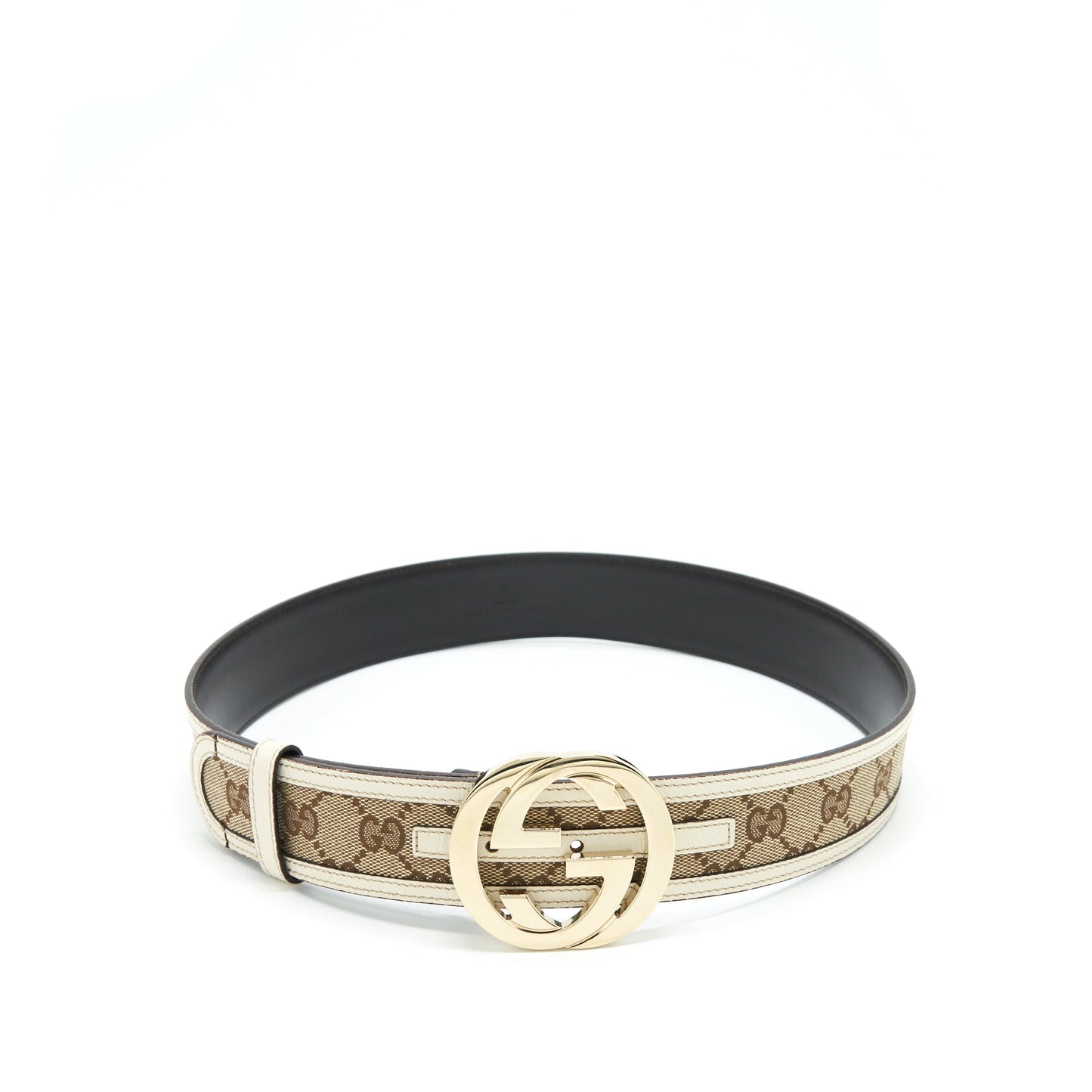 Gucci Size 80 Belt Supreme/Beige