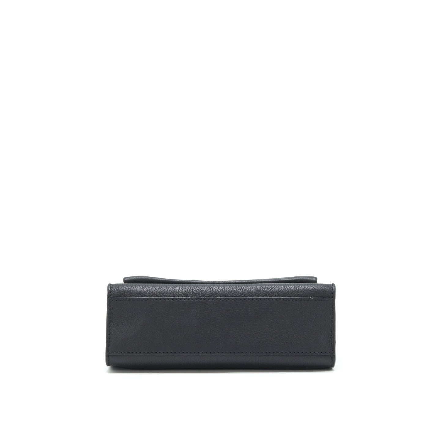 Louis Vuitton Mylockme Satchel Chain Purse Calfskin Black