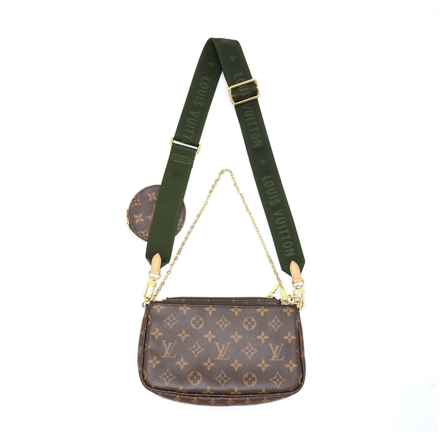 Louis Vuitton Multi Pochette With Khaki Strap