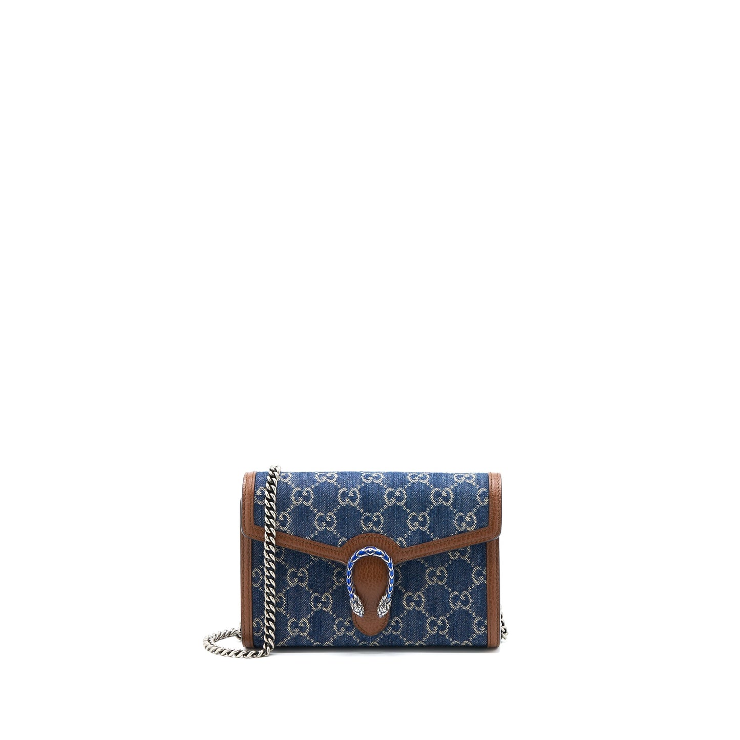 Gucci Dionysus Wallet on Chain Supreme Denim/Leather Multicoloured Hardware