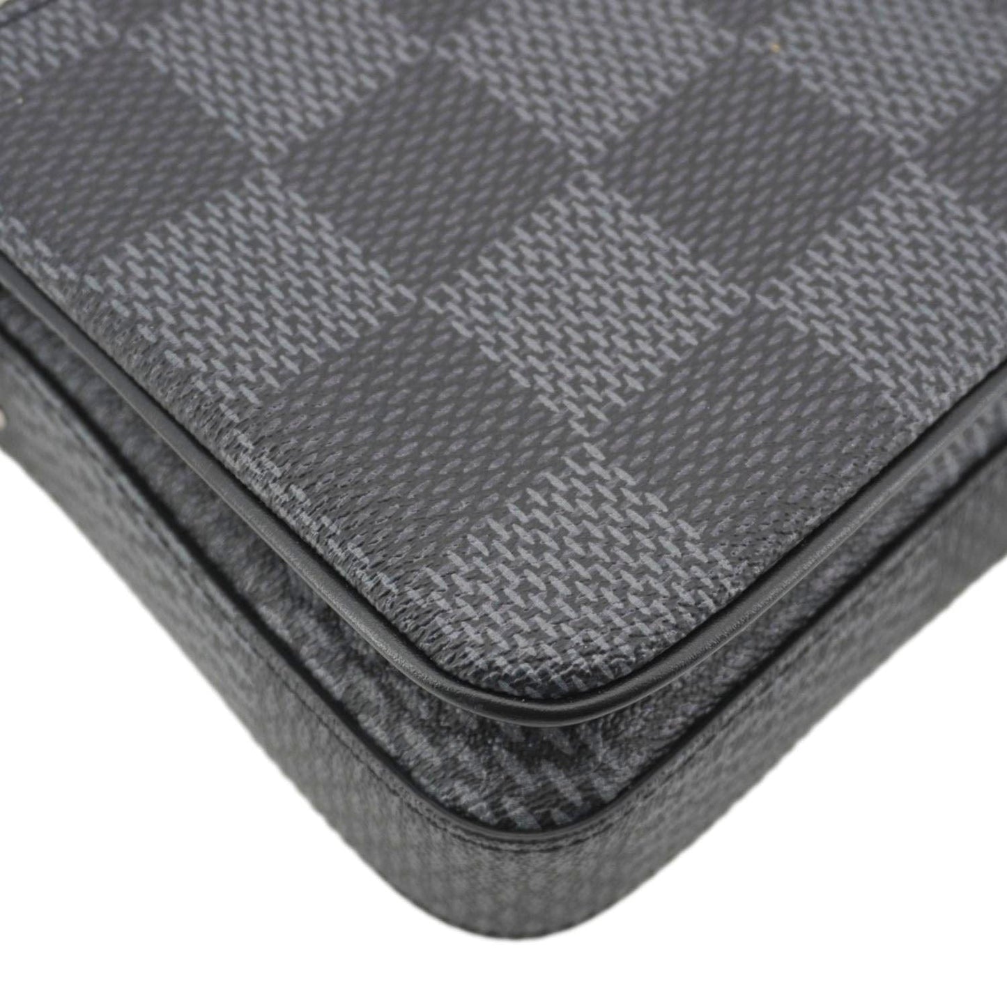 LOUIS VUITTON 3D Trio Damier Graphite Messenger Bag Black