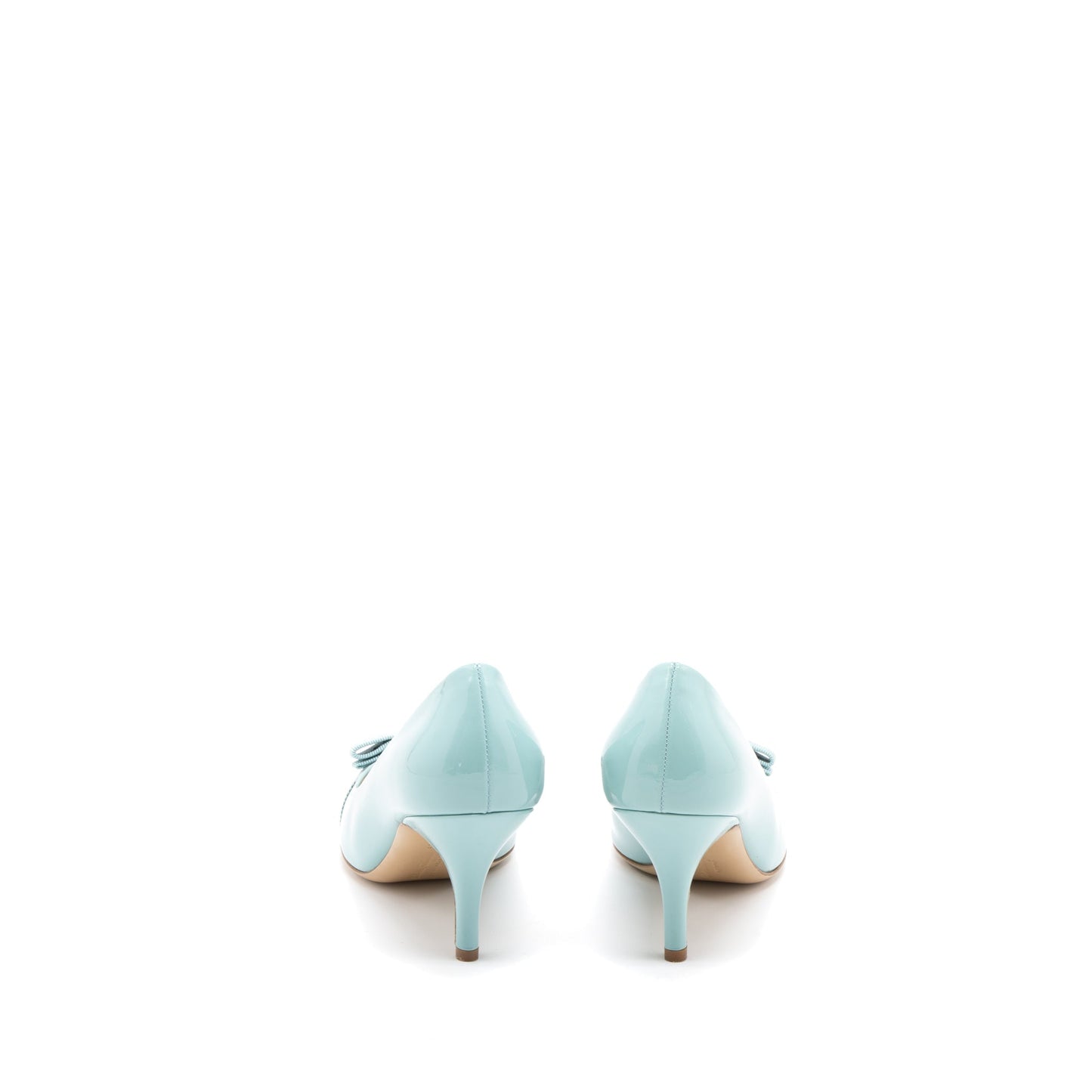 Ferragamo Size 6.5C Carla 70 Pumps Patent Aquarelle