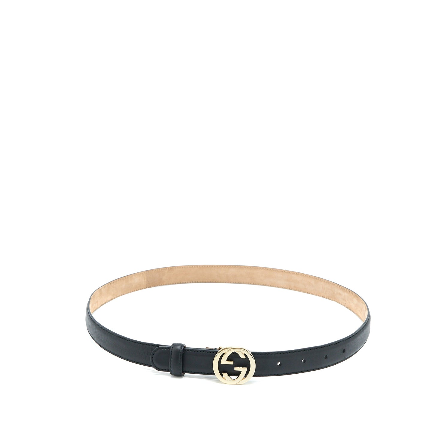 Gucci Logo Belt 85cm Black