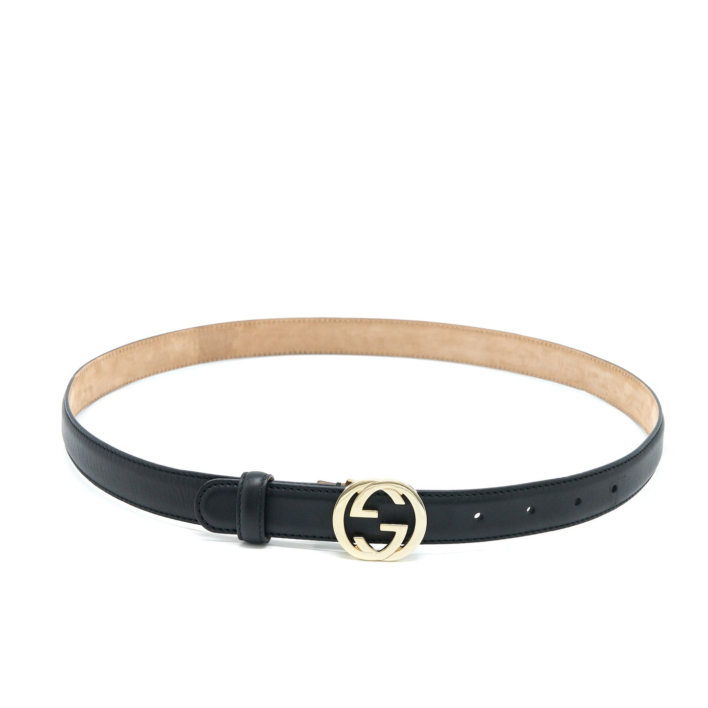 Gucci Logo Belt 85cm Black