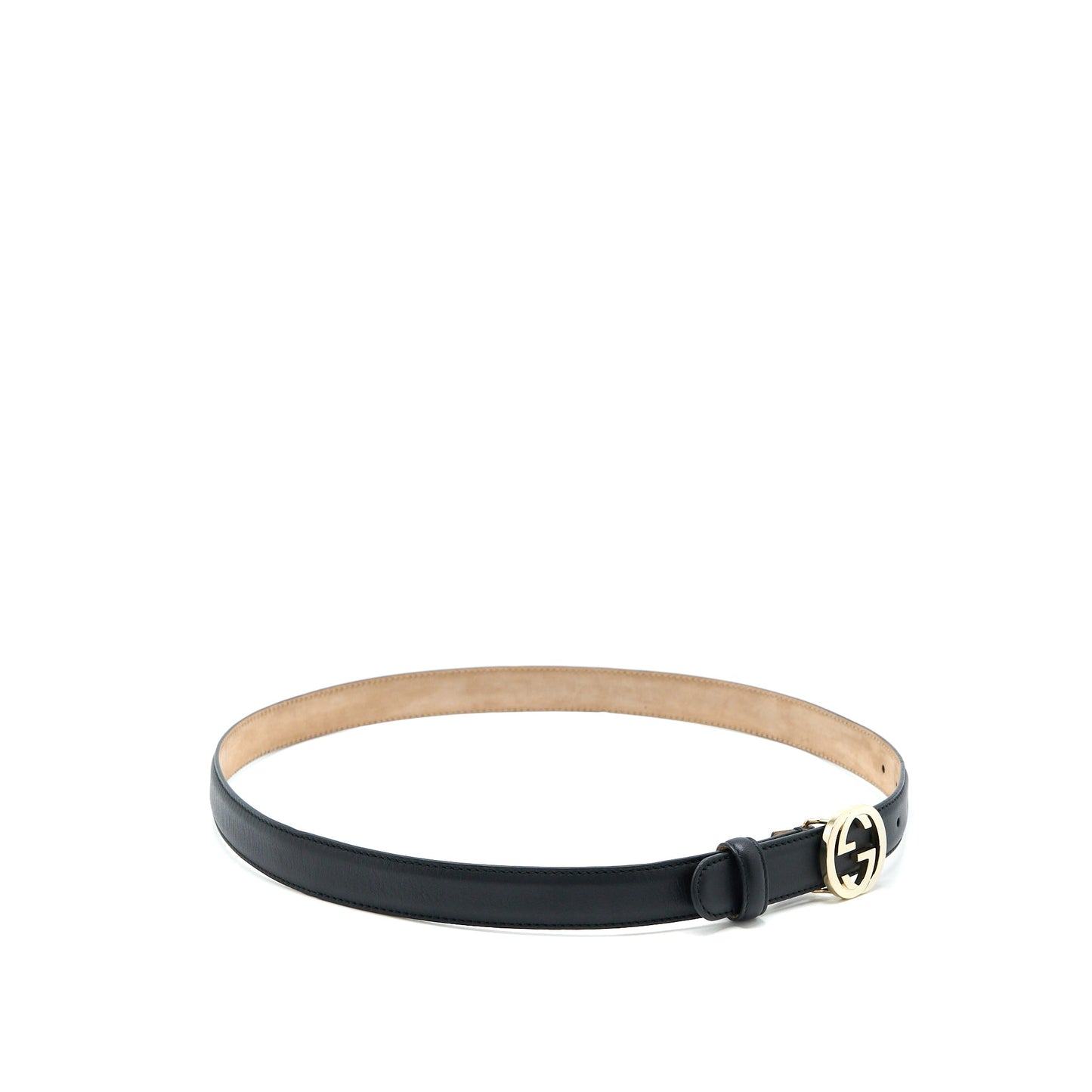 Gucci Logo Belt 85cm Black