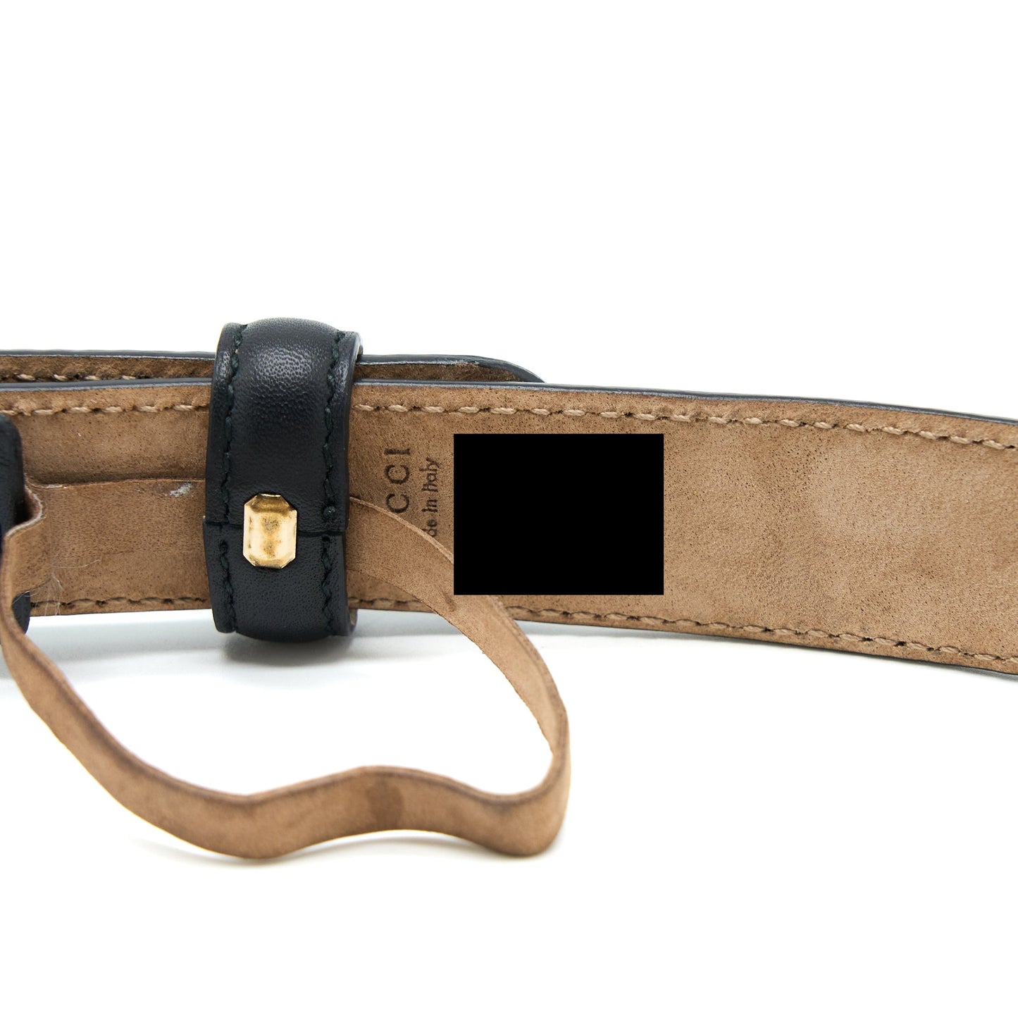 Gucci Logo Belt 85cm Black