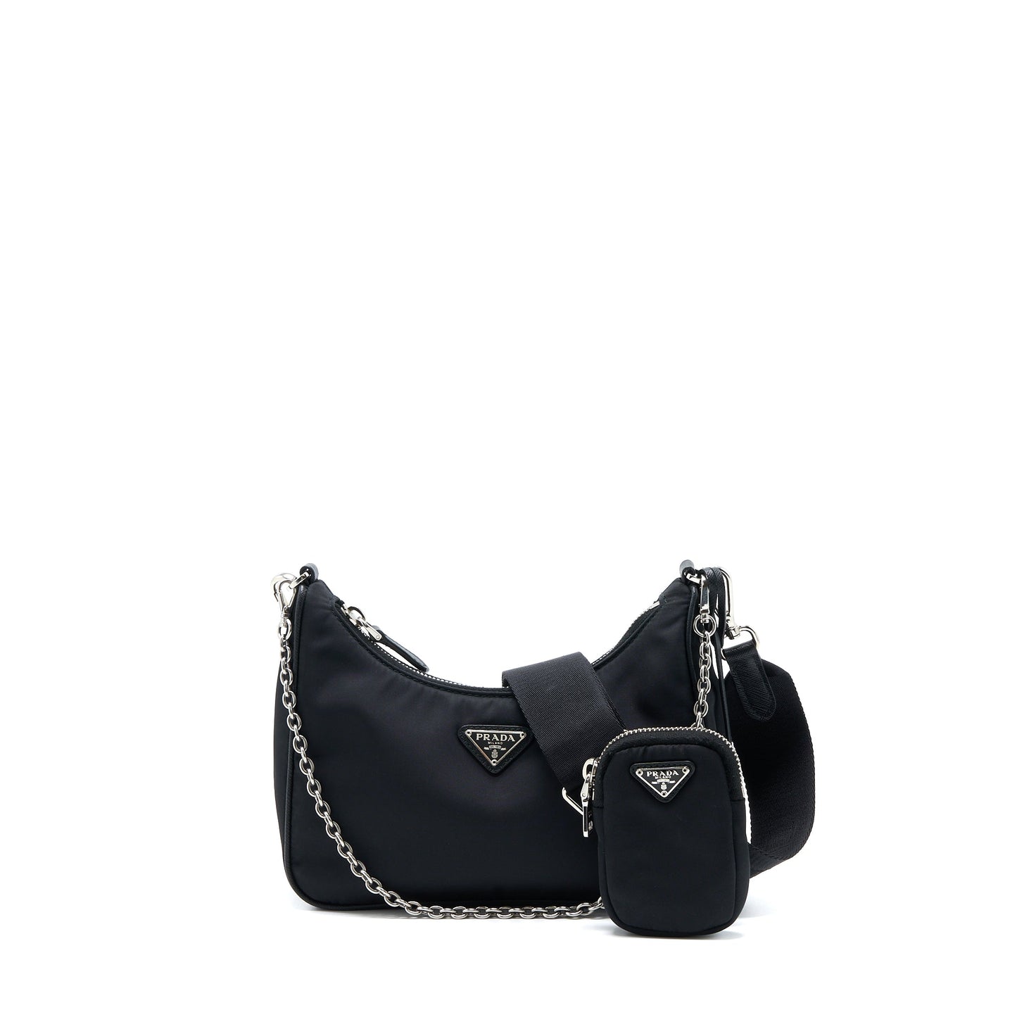 Prada Re-Edition 2005 Nylon Purse Black