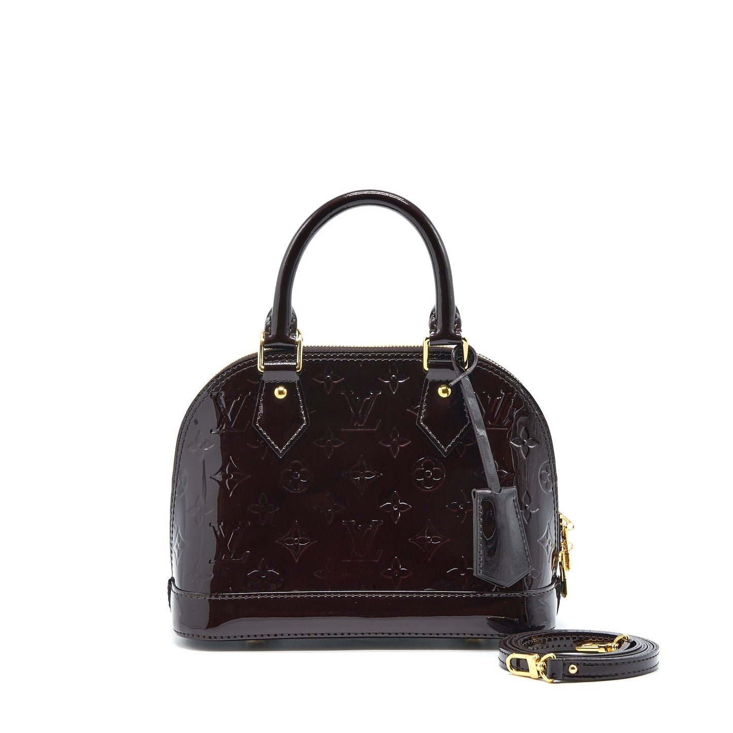Louis Vuitton Alma Monogram Vernis Amarante Red (2022 Version)