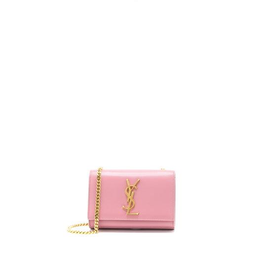 Saint Laurent Mini Kate Purse Grained Calfskin Pink