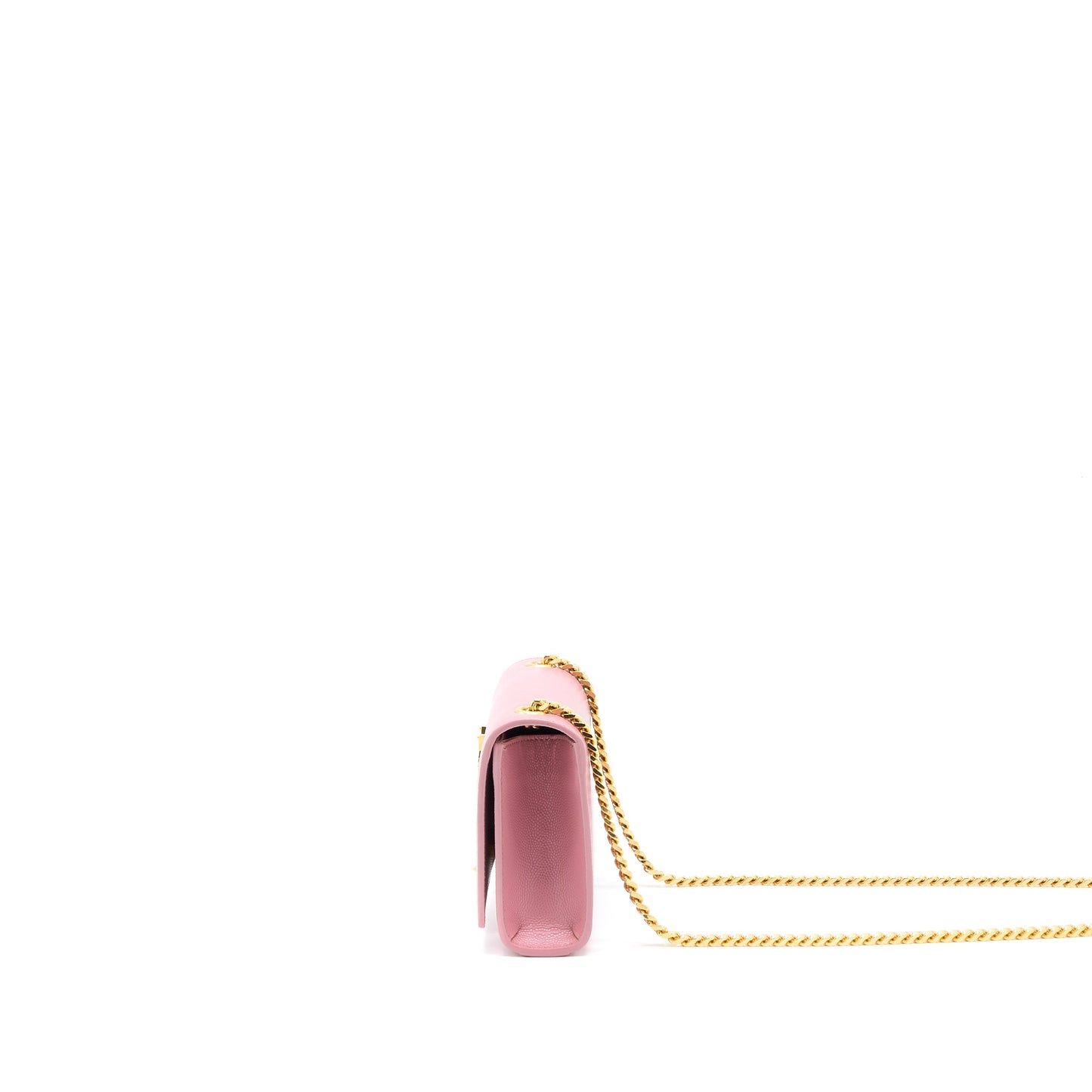 Saint Laurent Mini Kate Purse Grained Calfskin Pink