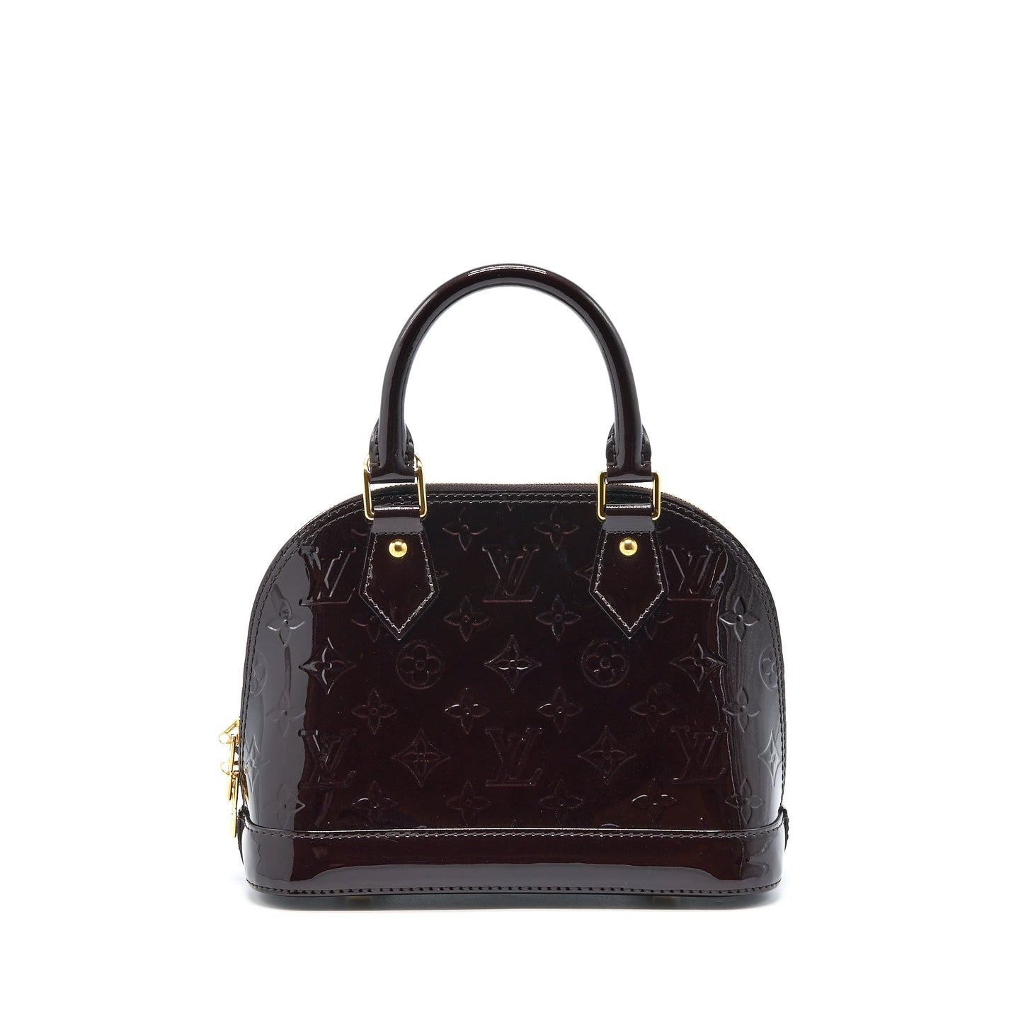 Louis Vuitton Alma Monogram Vernis Amarante Red (2022 Version)
