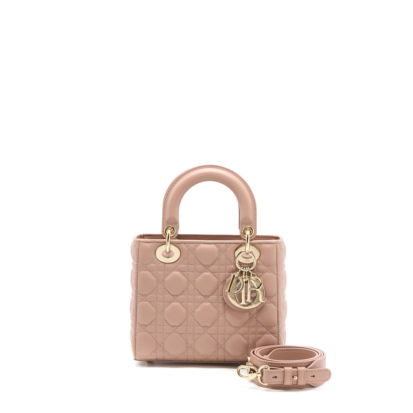 Dior Small Lady Dior My ABCDior Purse Lambskin Pink