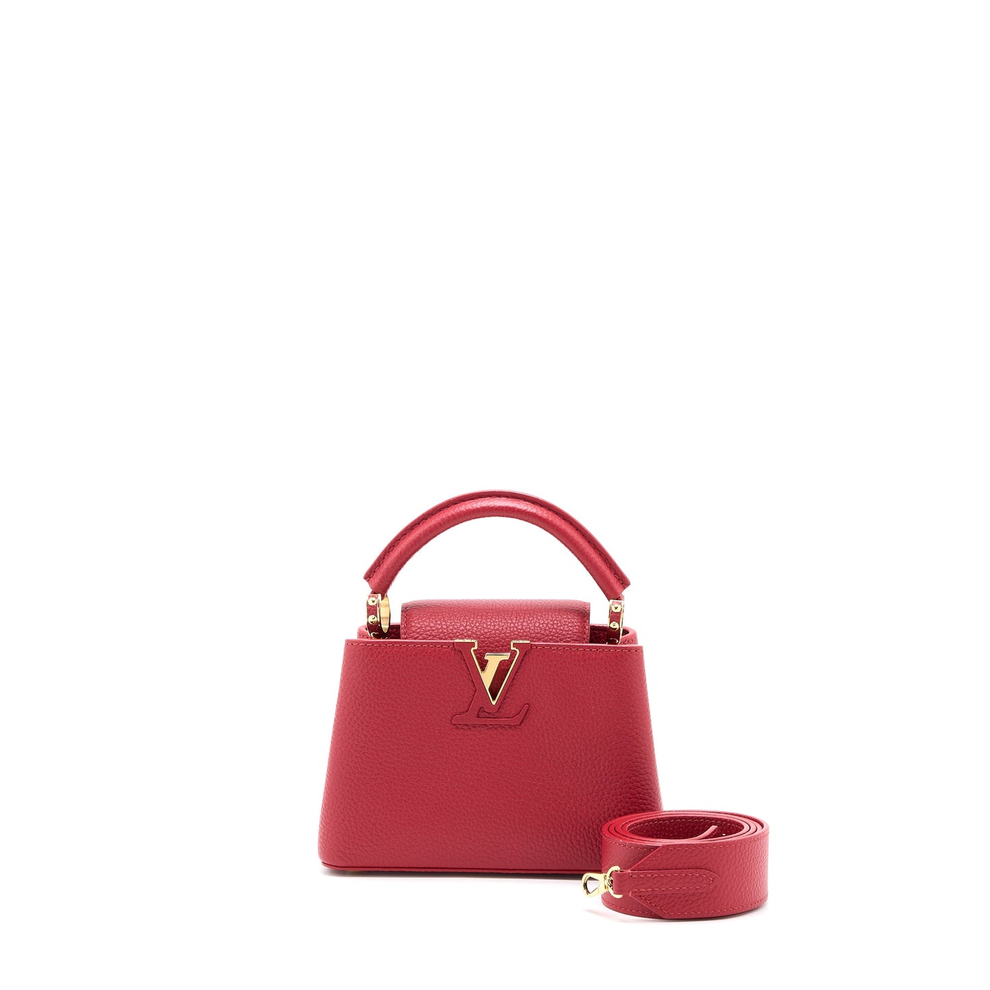 Louis Vuitton Capucines Mini Taurillon Scarlet (New Version)
