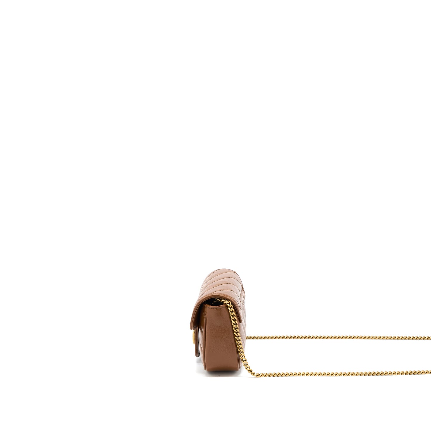 Gucci Marmont Super Mini Calfskin Caramel