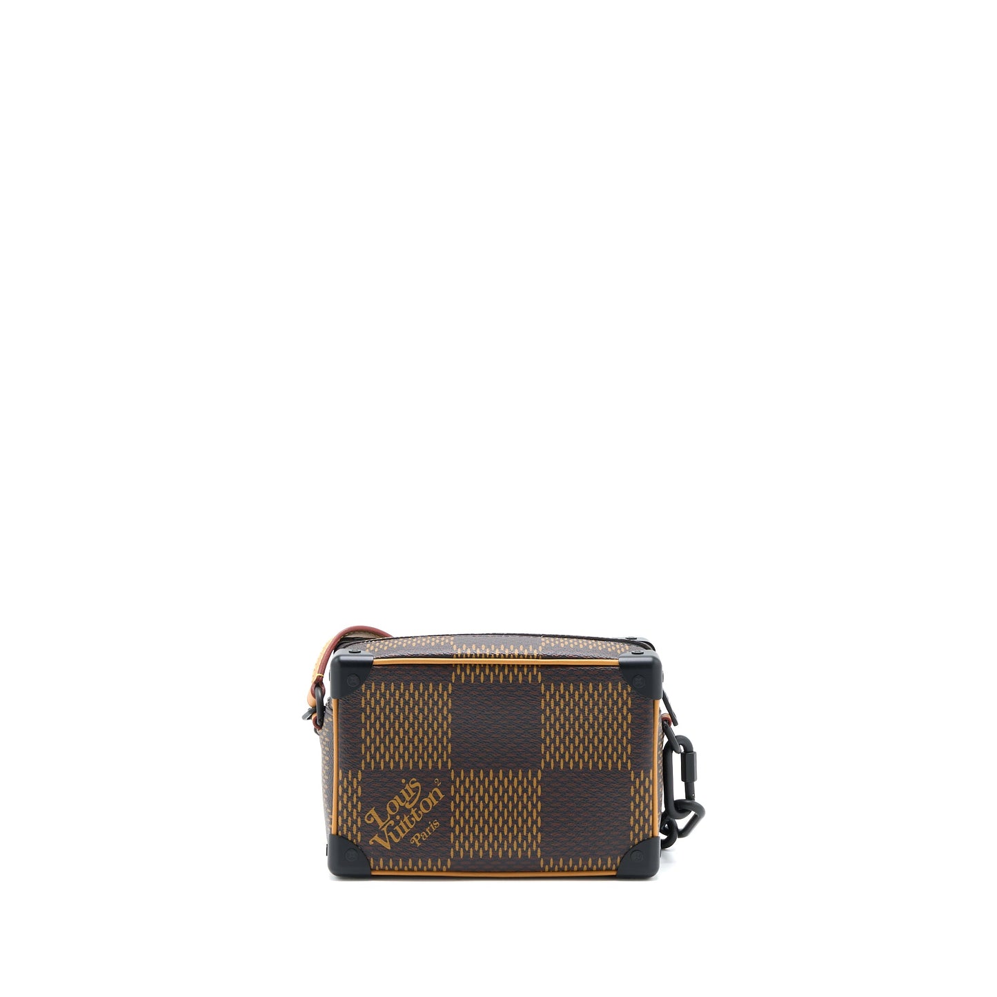 Louis Vuitton X Nigo Mini Soft Trunk Damier Ebene Matte Black Hardware