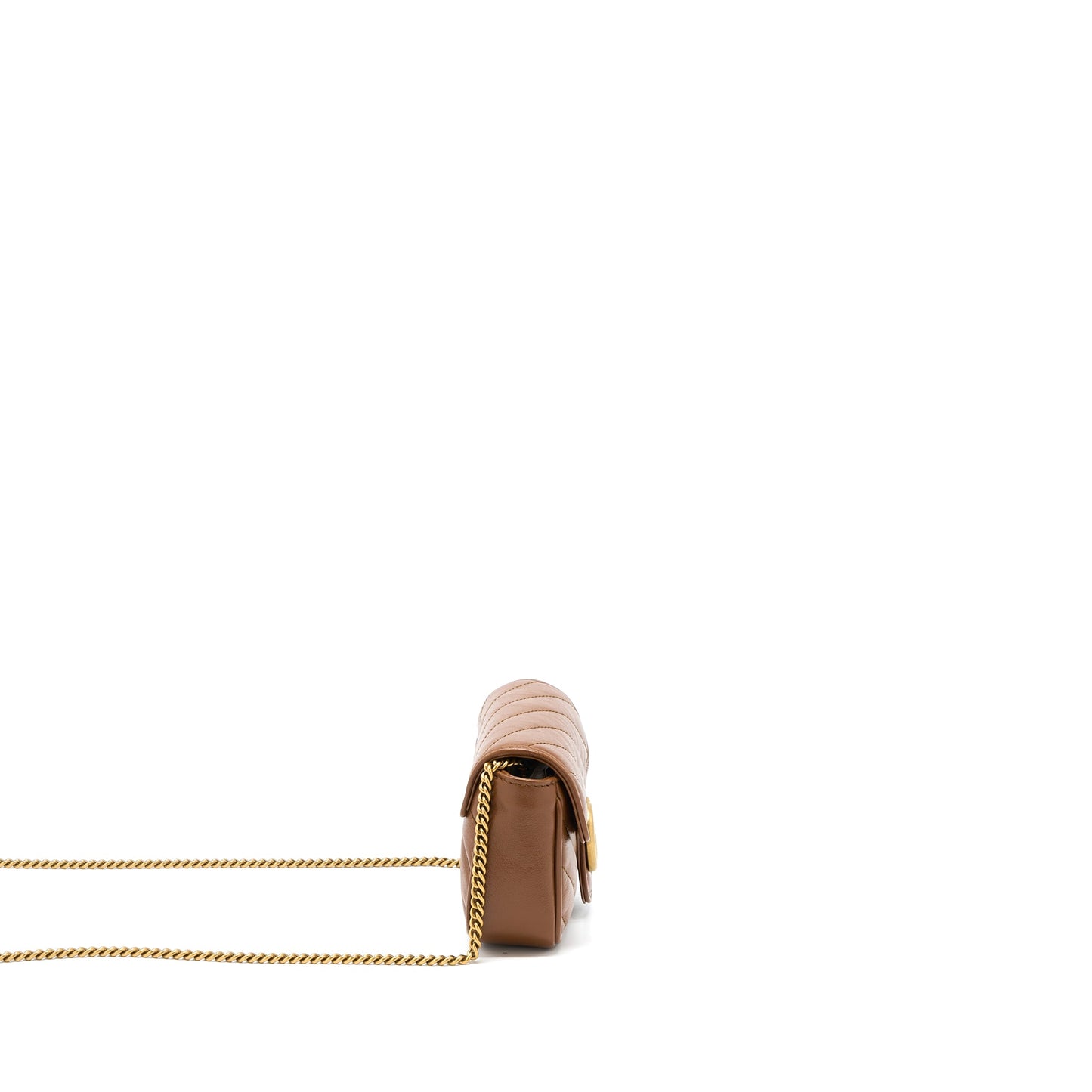 Gucci Marmont Super Mini Calfskin Caramel