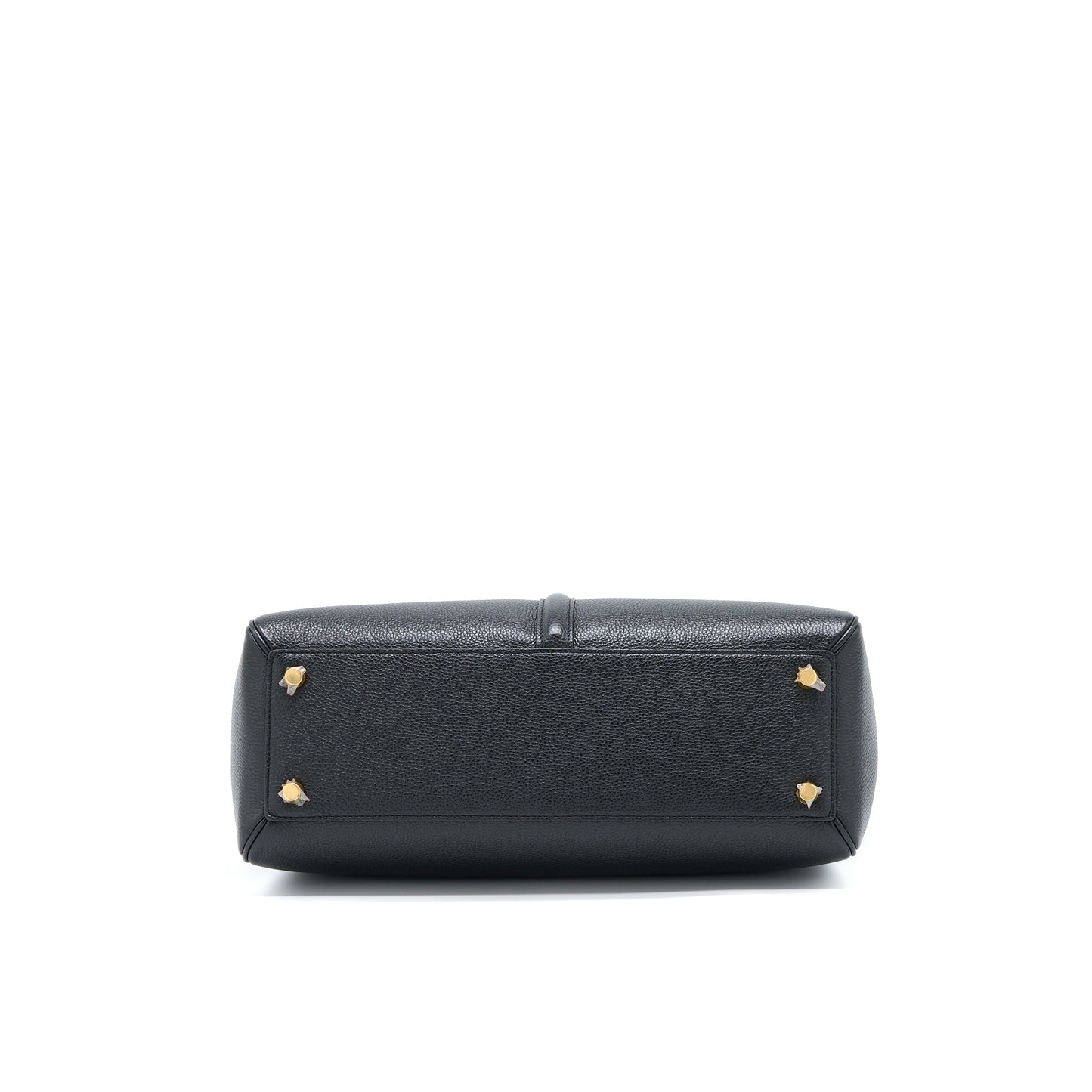 Celine 16 Purse Grained Calfskin Black