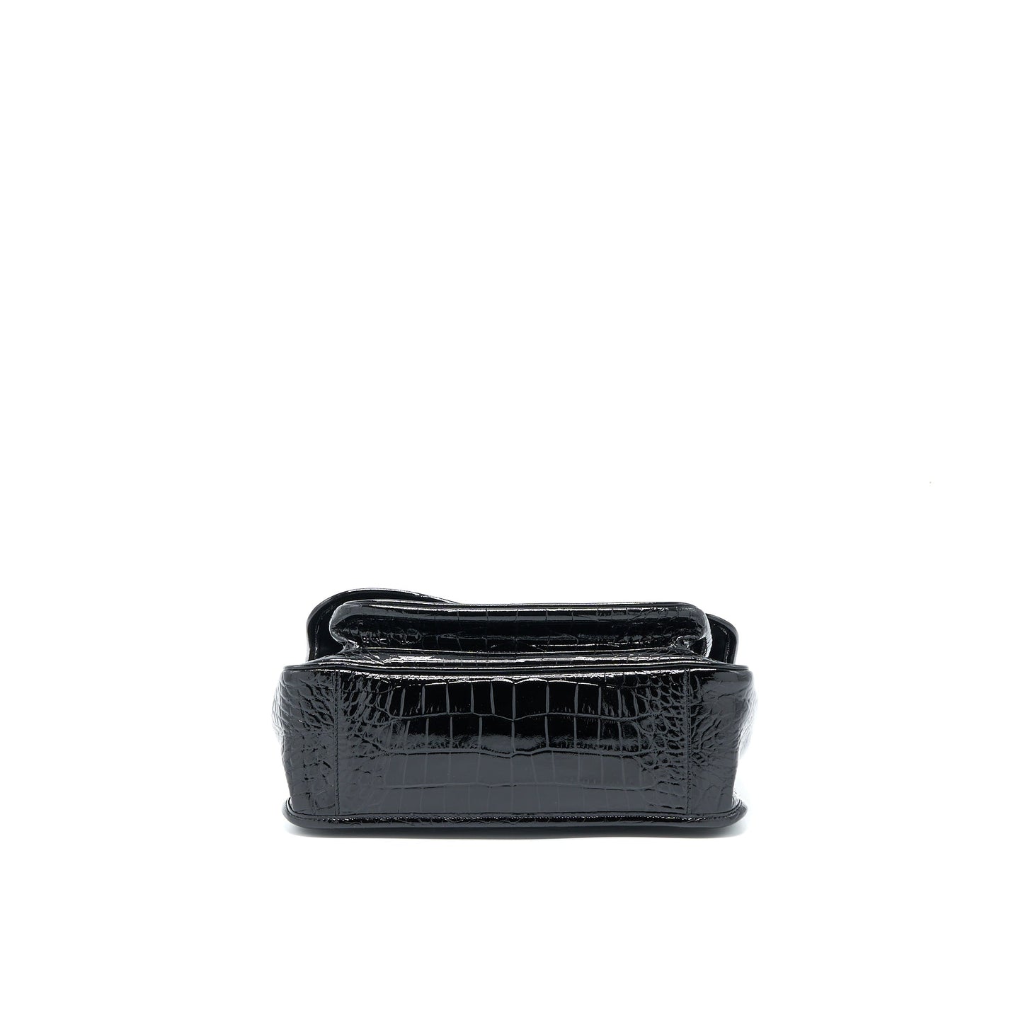 Saint Laurent Medium Niki Chain Purse Patent Black