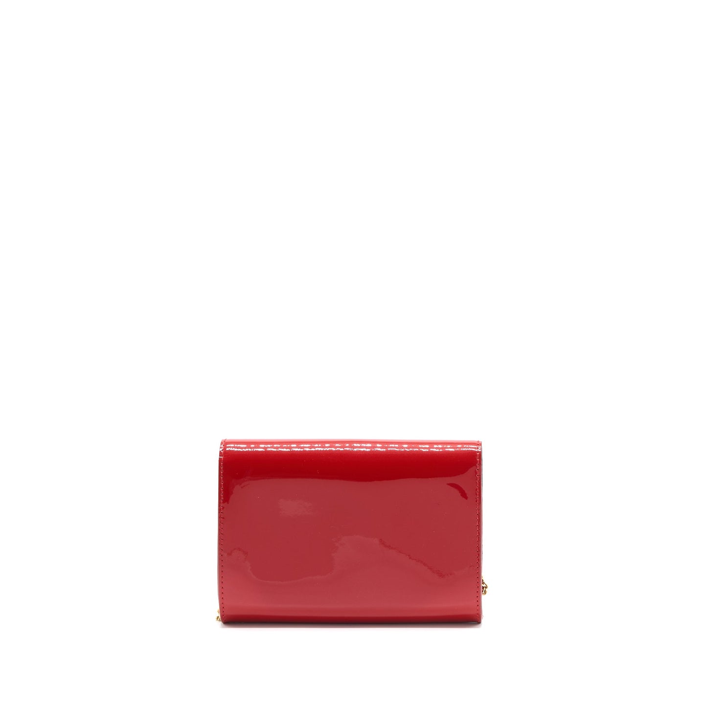 Louis Vuitton Louis Chain Purse Patent Red