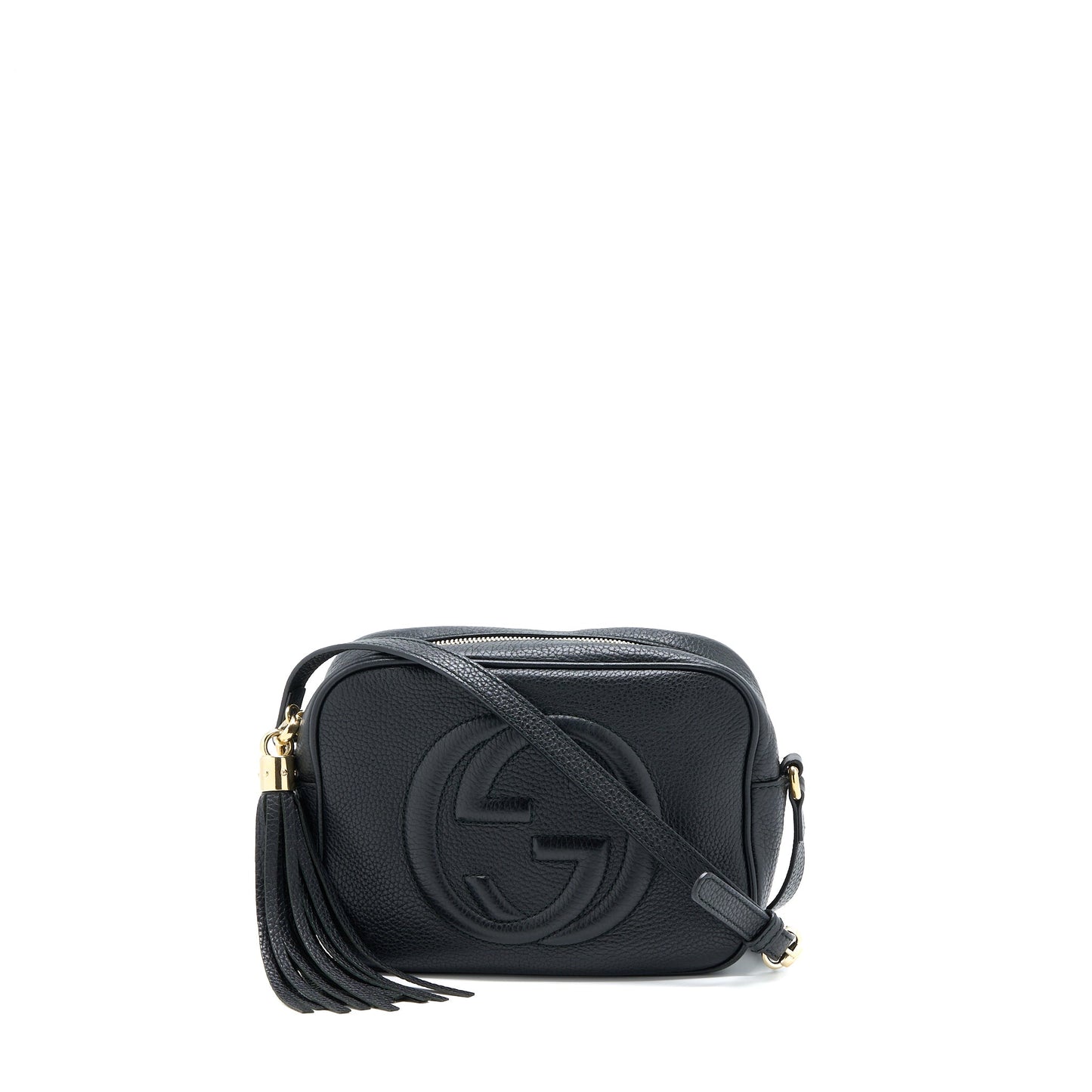 Gucci Soho Disco Camera Purse Calfskin Black