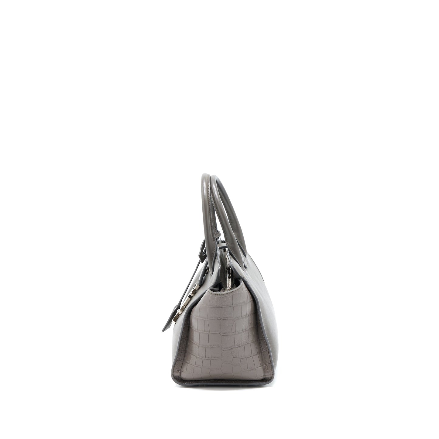 Saint Laurent Cabas Tote Purse Grey