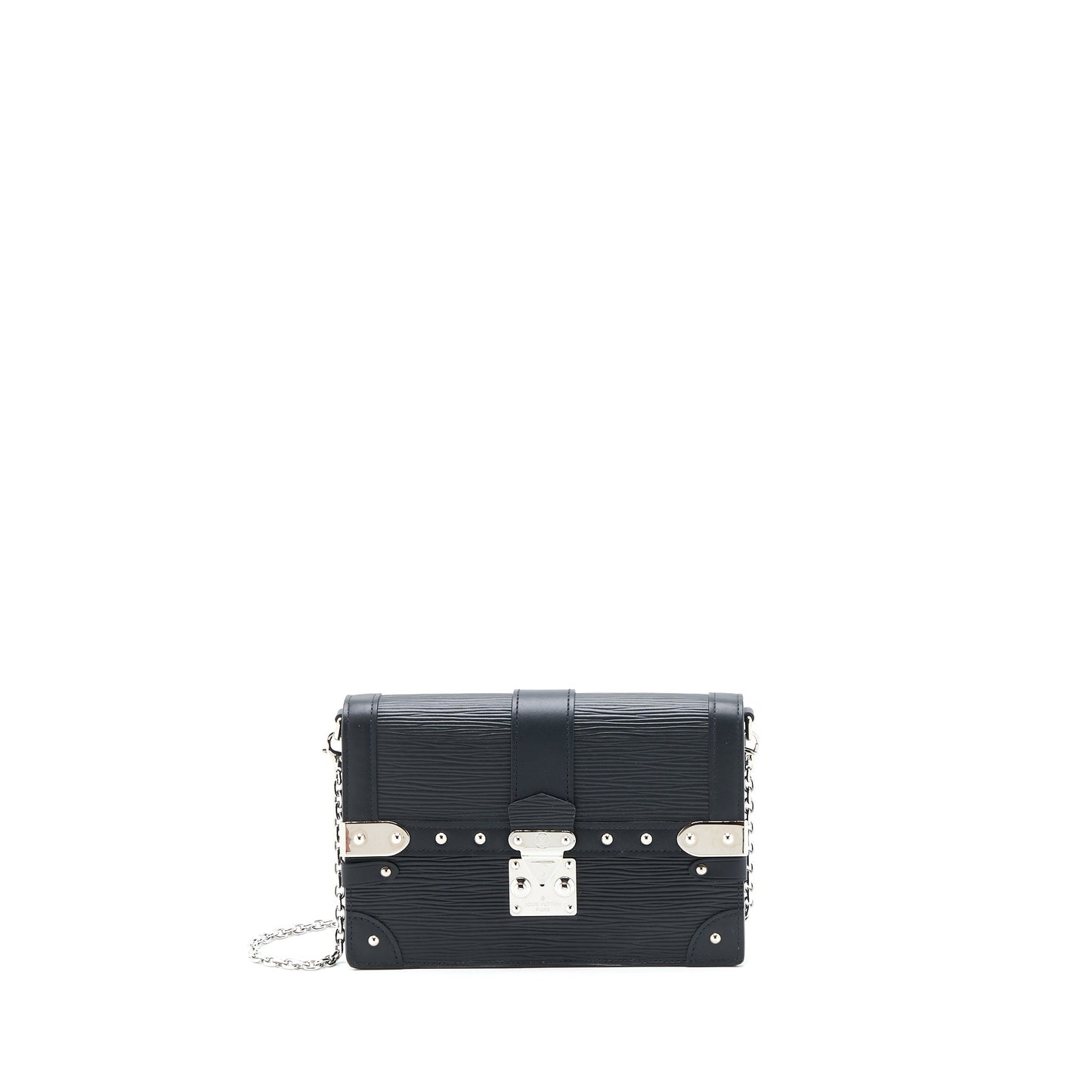 Louis Vuitton Trunk Chain Wallet Epi Black