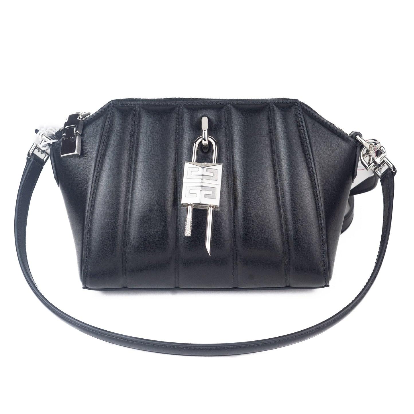 Givenchy XS Antigona Lock Padded Leather Shoulder Bag