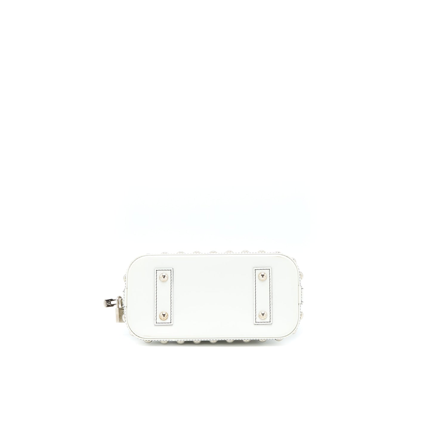 Louis Vuitton Alma En Cuir Occasion Epi White / Black with