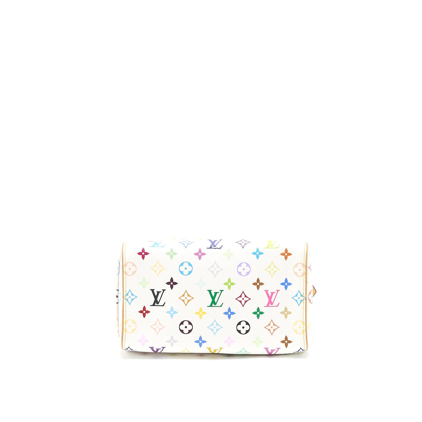 Louis Vuitton Vintage Speedy 25 Limited Edition White/Multicolour
