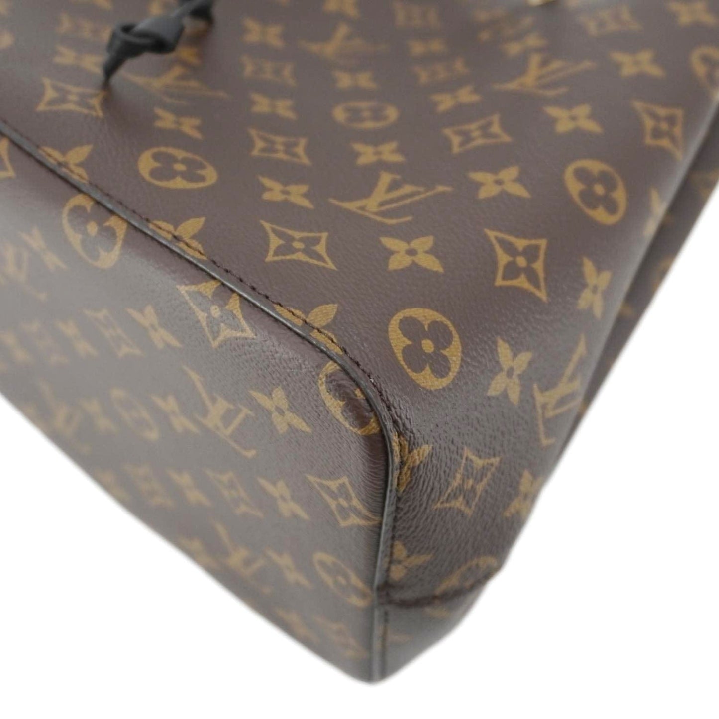LOUIS VUITTON Neonoe MM Monogram Canvas Shoulder Bag Brown