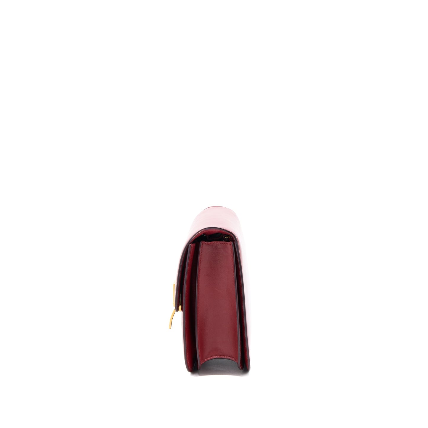 Celine Medium Classic Box Purse Calfskin Red