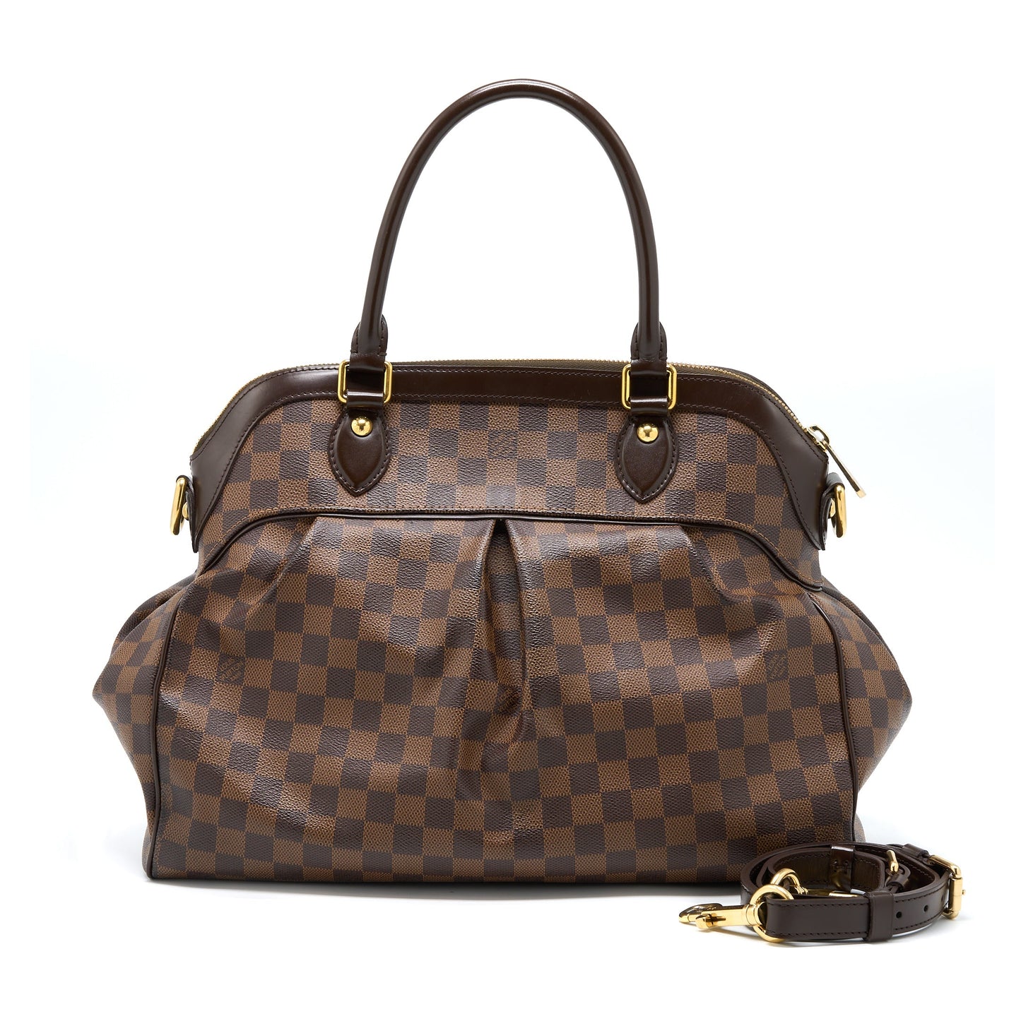 Louis Vuitton Trevi Purse Damier Ebene Canvas