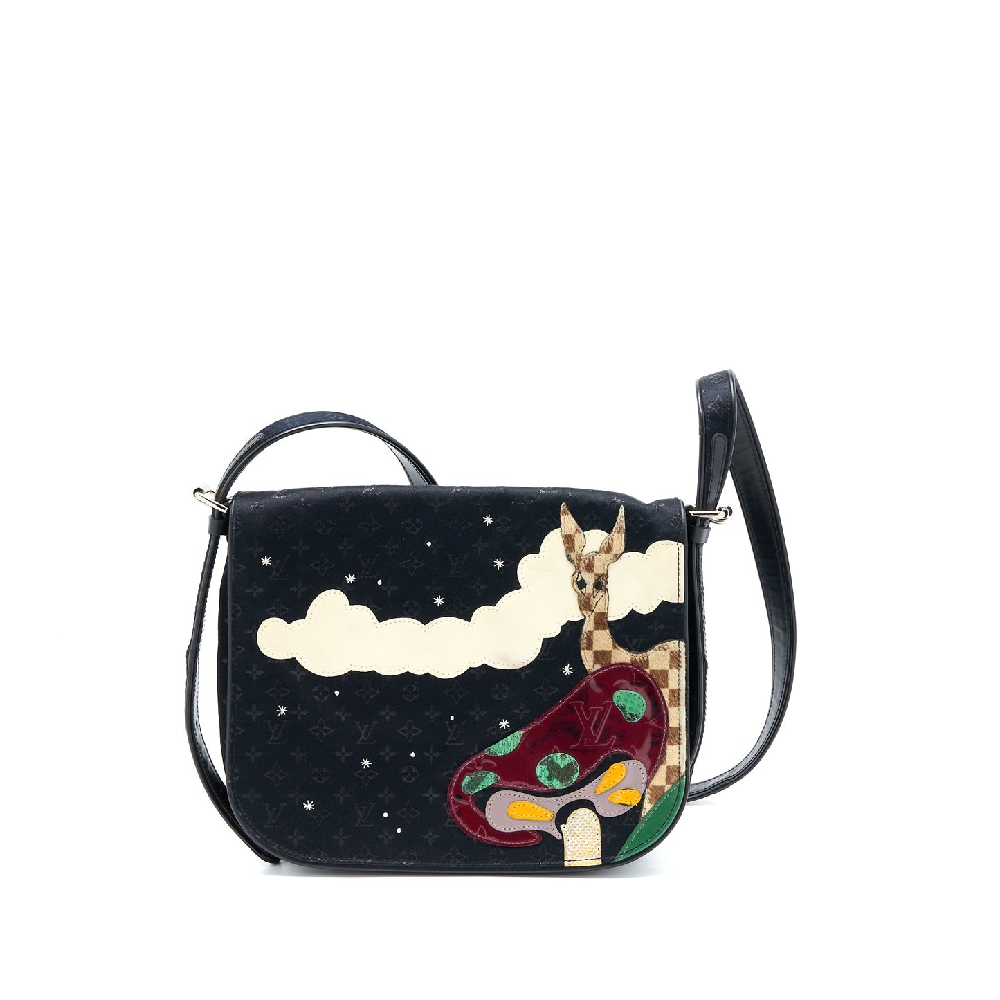 Louis Vuitton Conte De Fees Giraffe Purse Black/Multicolour