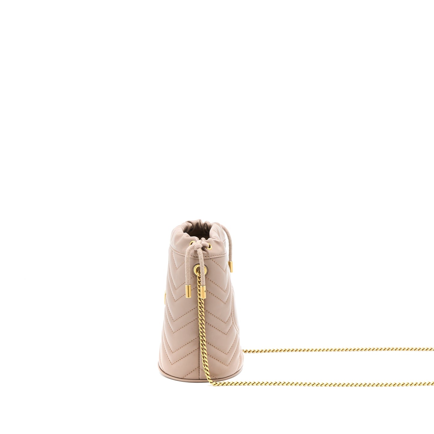 Gucci Marmont Mini Bucket Dark Beige