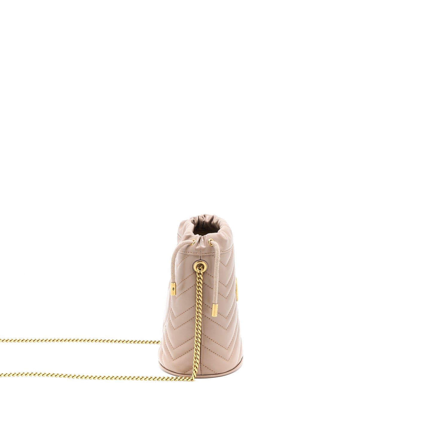 Gucci Marmont Mini Bucket Dark Beige