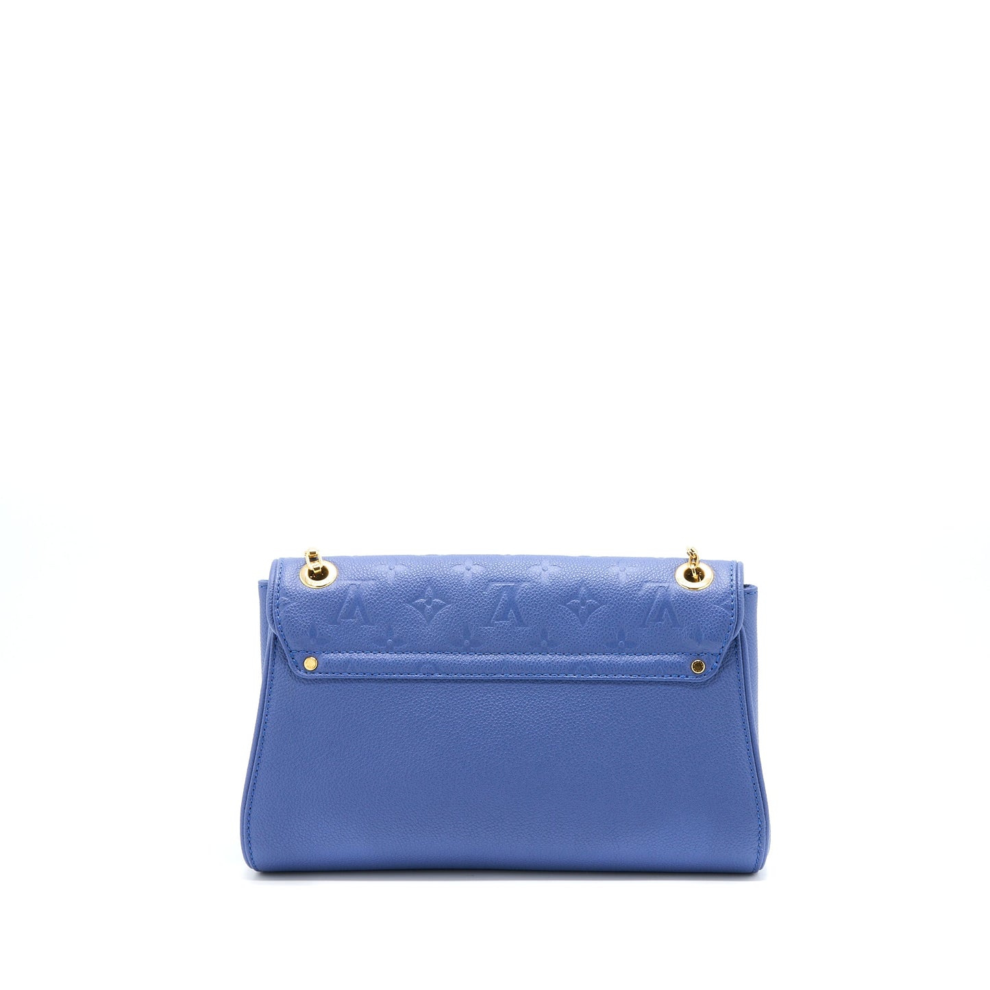 Louis Vuitton Saint Germaine Crossbody Purse Monogram Empreinte Blue